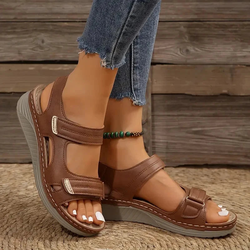 Queima de Estoque - Sandália Ortopédica Conforto Flex Sandália Ortopédica MRL-195 Miralleve