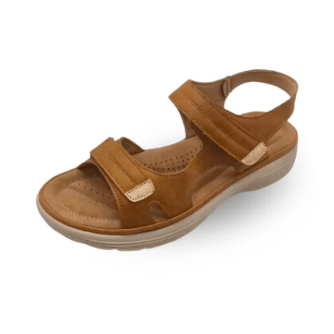 Queima de Estoque - Sandália Ortopédica Conforto Flex Sandália Ortopédica MRL-195 Miralleve Marrom 34