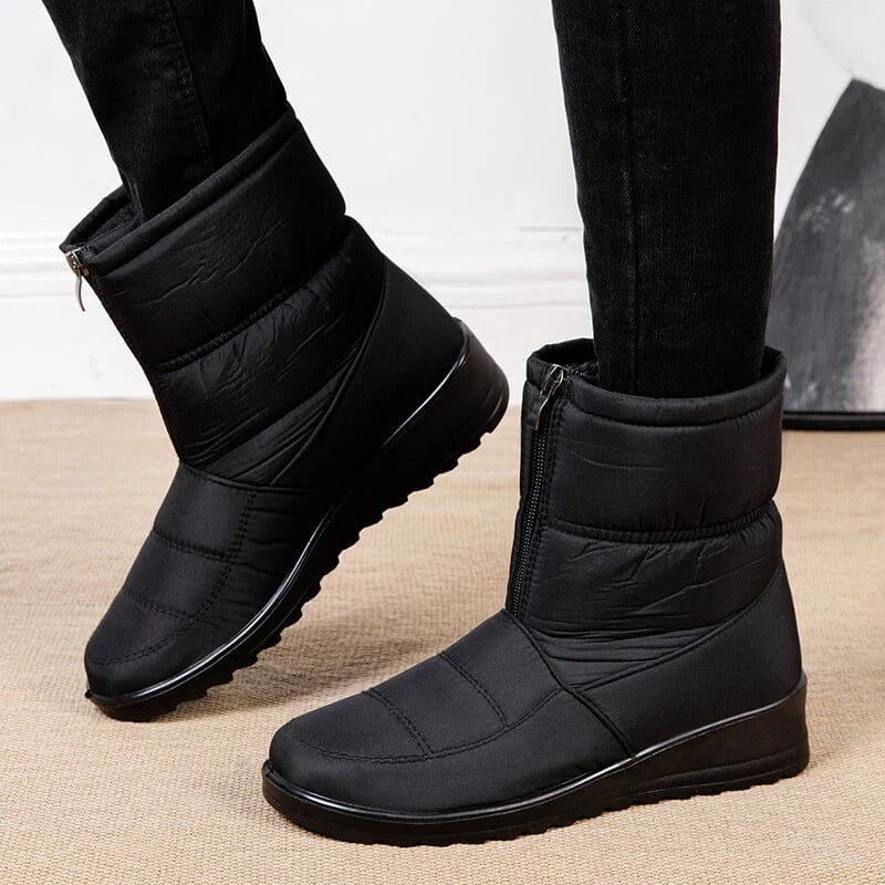 Bota de Outono Jana Peluciada Impermeável - Direto Da Fábrica! Bota Outono MRL-113 Miralleve 