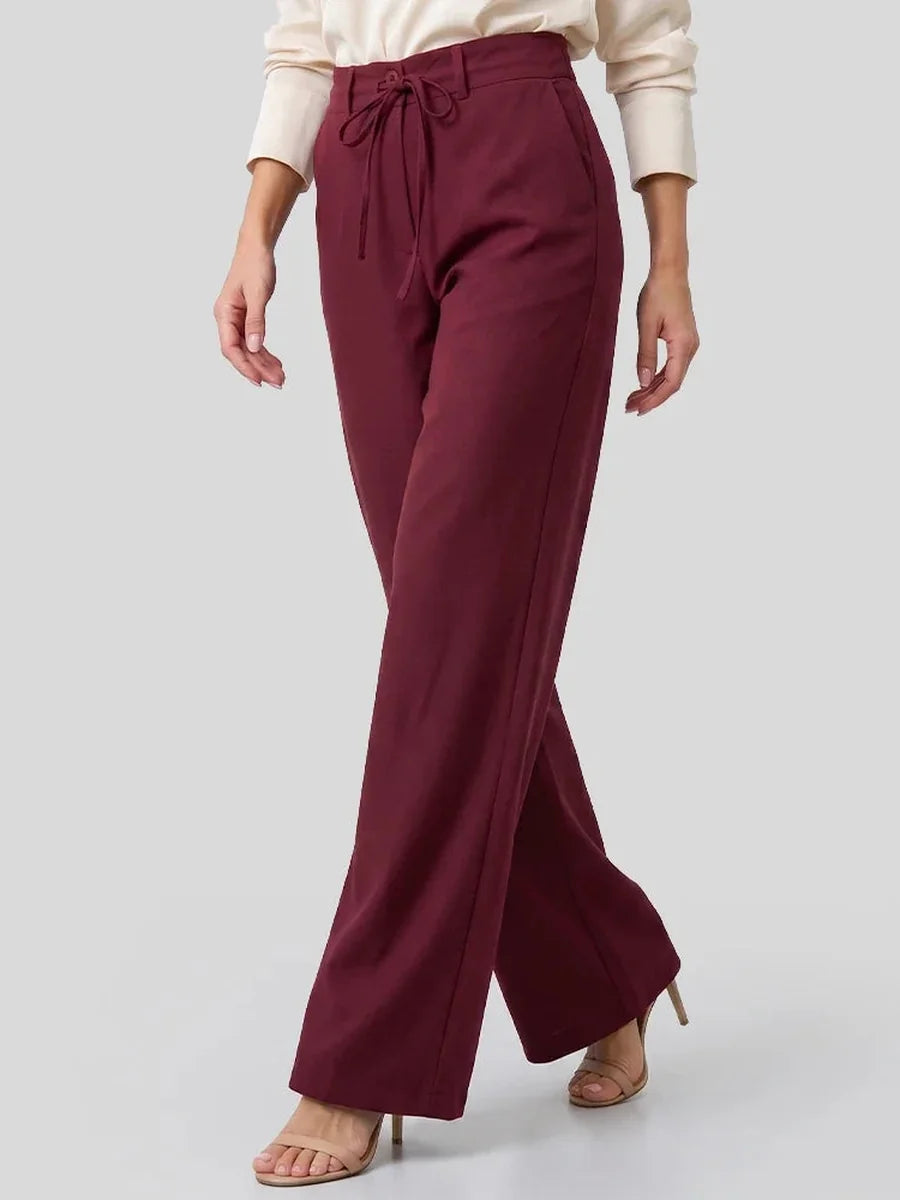Calça pantalona vinho