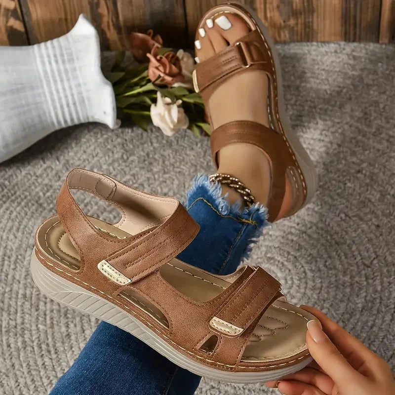 Queima de Estoque - Sandália Ortopédica Conforto Flex Sandália Ortopédica MRL-195 Miralleve 