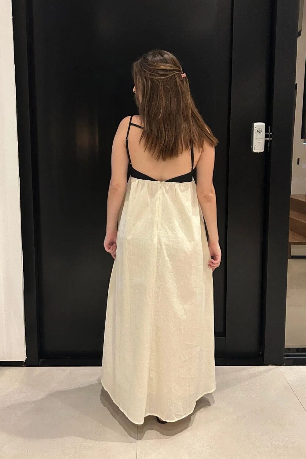 Vestido Longo em Linho Emily Vestido Longo MRL-154 Miralleve 